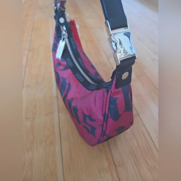NWT L.A.M.B. LeSportsac By Gwen Stefani Small Hella Hobo Red - Picture 4 of 13